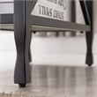 Leick Furniture Chisel & Forge Wood Narrow End Table in Smoky Gray Oak