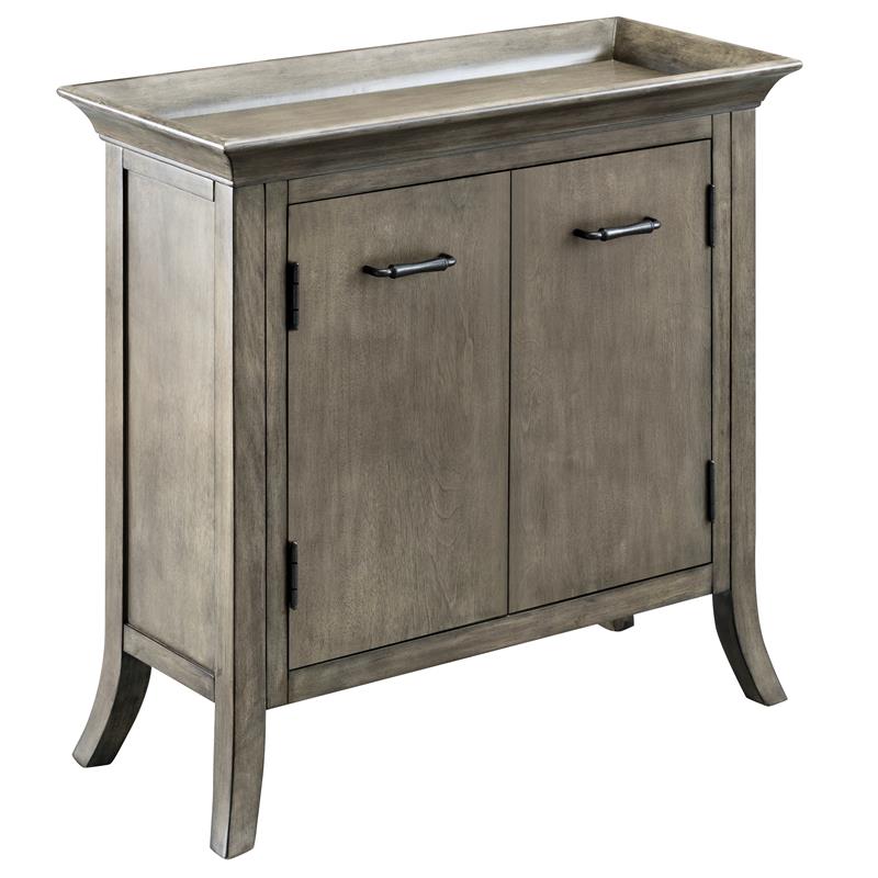 Leick Home Favorite Finds Traditional Tray Edge Foyer in Smoke