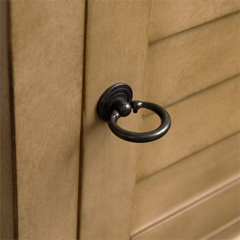 Leick Home Favorite Finds Nightstand with Top AC/USB Charging in Desert Sand