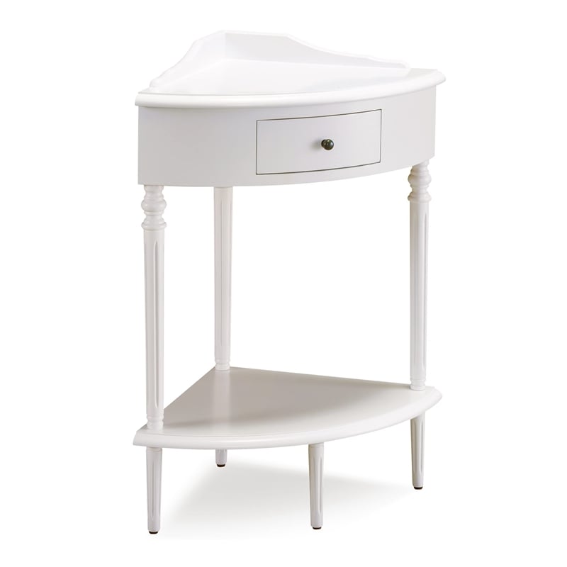 Leick Home Favorite Finds Solid Wood Corner Stand with Drawer