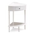 Leick Home Favorite Finds Solid Wood Corner Stand with Drawer