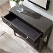 Leick Home 24032 Beckett One Drawer Wood Hall Stand with Shelf in Gray