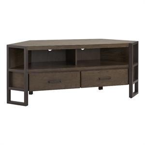 Leick Home Wood Ender Corner TV Stand For 60