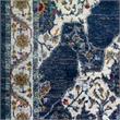 596296 Wendlyn Vintage Multicolor Medallion Boho Chic Faded Area Rug 7'10