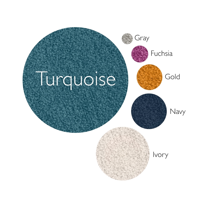 596320 Laraline Vintage Medallion Collage Faded Turquoise Area Rug 5'3