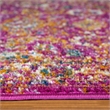 594192 Laraline Vintage Turkish Medallion Faded Fuchsia Area Rug 2'2