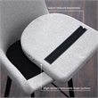 Leick Home Upholstered Stainless Steel Base Counter Stool Set of 2 in Gray/Black