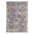 596205 Calian Vintage Patchwork Boho Chic Faded Area Rug Rectangle 5'3