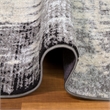 596387 Allerick Vintage Monochromatic Abstract Gray Area Rug Rectangle 5'3