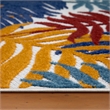 Leick Home 595181 Talipot Palm Indoor Outdoor Area Rug Rectangle 4'x6'