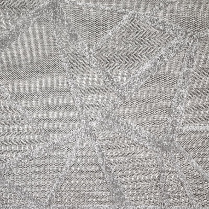 Leick Home 595744 Vennor Geometric Indoor Outdoor Area Rug Rectangle 6'7