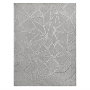 leick home 595637 vennor geometric indoor outdoor area rug rectangle 5'3