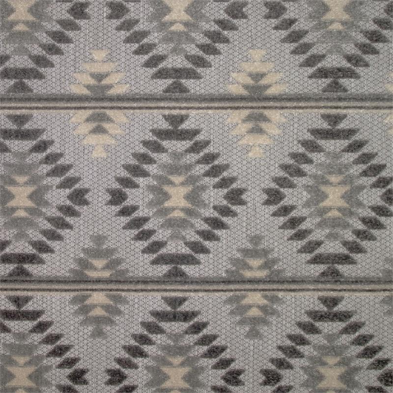 Leick Home 595496 Cirrido Southwestern Indoor Outdoor Area Rug 6'7