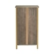 Leick Home Leah Mini Bar Cabinet-Dune and Gold
