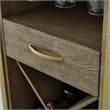Leick Home Leah Mini Bar Cabinet-Dune and Gold