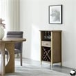 Leick Home Leah Mini Bar Cabinet-Dune and Gold