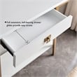 Empiria Console Table with Drawer in White