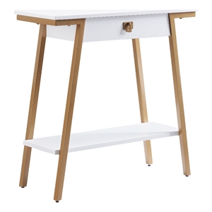 Empiria Console Table with Drawer in White