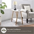 Empiria Narrow Side Table in White