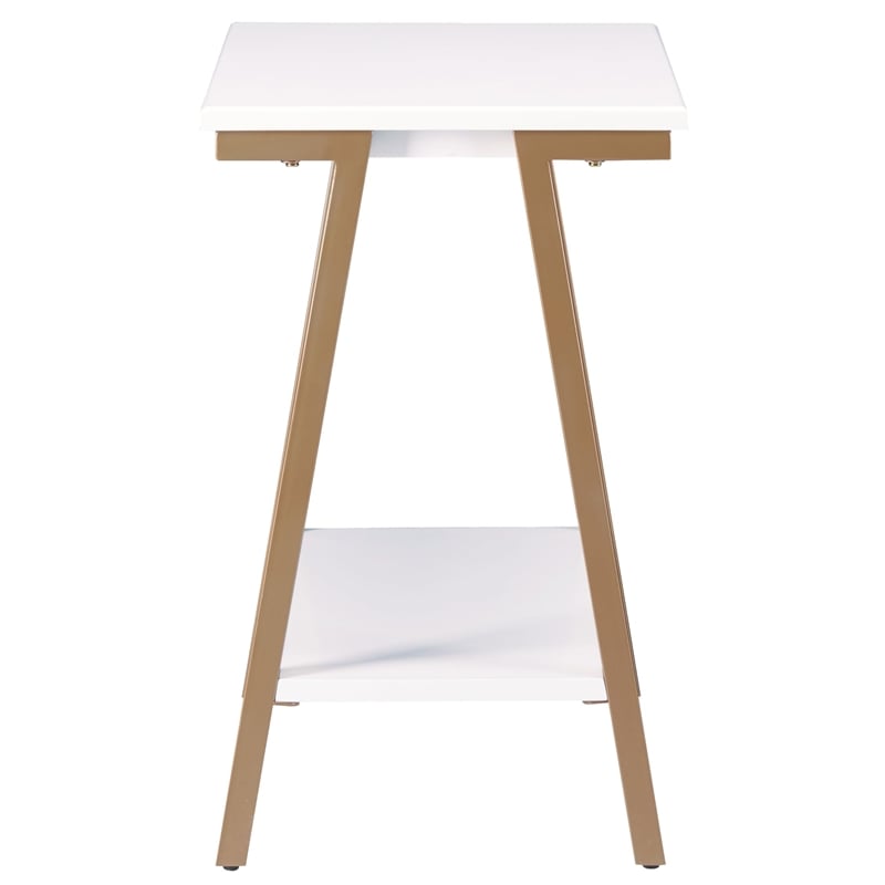 Empiria Narrow Side Table in White