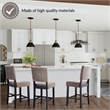 Design House Metal Counter Stool in Gray-Set of 4