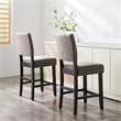 Design House Metal Counter Stool in Gray-Set of 4