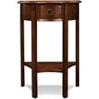 Leick Furniture Demilune Wood Hall Stand in Bronze