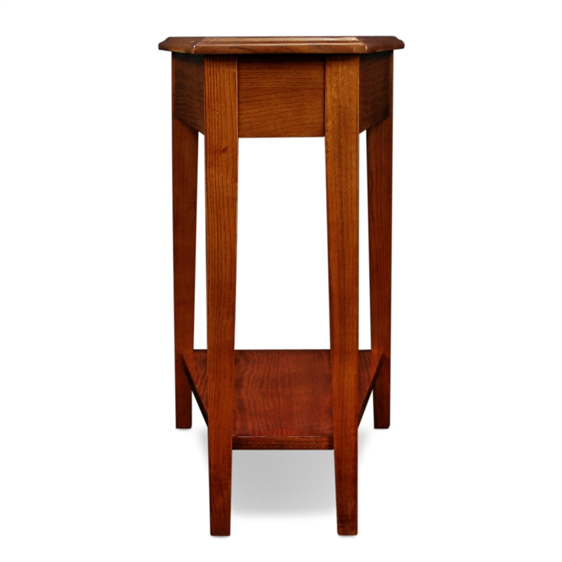 Leick Furniture Favorite Finds Recliner Wedge Table in Medium Oak