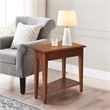 Leick Furniture Favorite Finds Recliner Wedge Table in Medium Oak