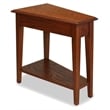 Leick Furniture Favorite Finds Recliner Wedge Table in Medium Oak