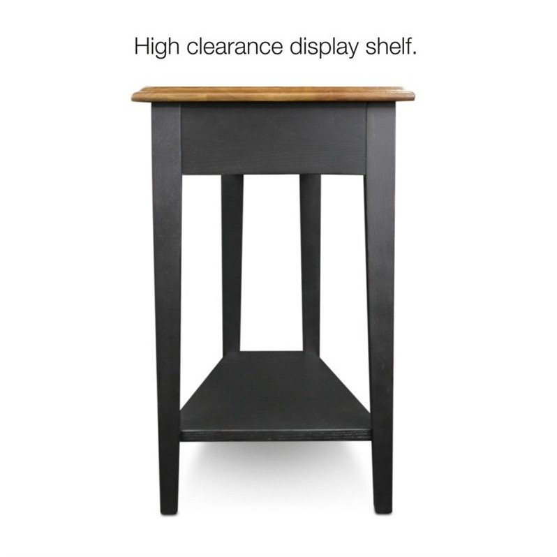 Leick Furniture Favorite Finds Recliner Wedge Table in Slate Finish