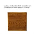 Leick Furniture Wood Shaker Square End Table in Medium Oak Finish