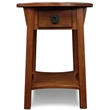 Leick Furniture Wood Anyplace Side Table in Russet Oak