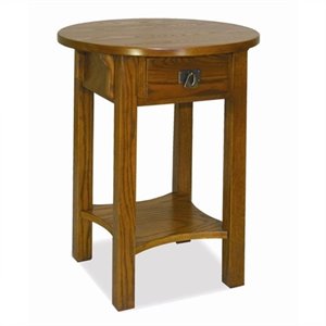 leick furniture anyplace side table in russet