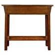 Leick Furniture Wood Mission Console Table in Russet Oak