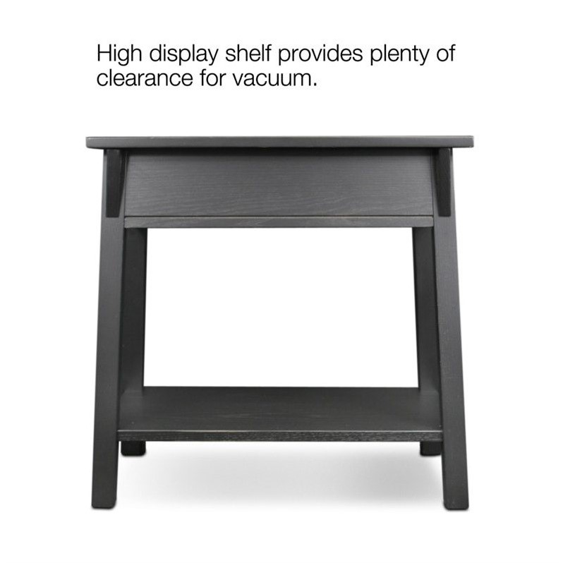 Leick Furniture Mission Chairside End Table in Slate 9059SL