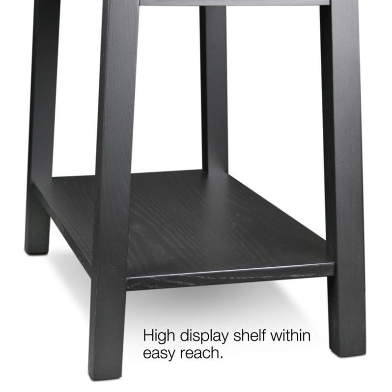 Leick Furniture Mission Chairside End Table in Slate 9059SL