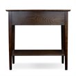 Leick Furniture Hall Wood Console-Sofa Table in Chocolate Oak Finish