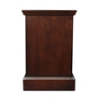Leick Furniture End Table-Printer Stand in a Chocolate Cherry Wood Finish