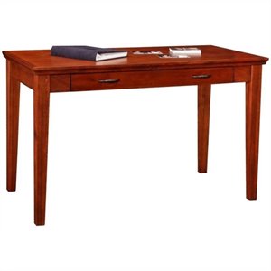 leick furniture westwood cherry laptop-writing desk in brown cherry