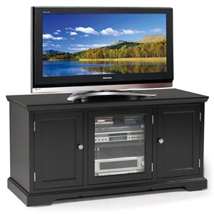 leick furniture holliday tv stand in black