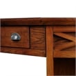 Leick Furniture Corner Computer Desk in Oak