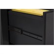 kathy ireland Office Connecticut Lateral File in Black Suede Oak