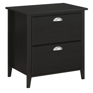 kathy ireland Office Connecticut Lateral File in Black Suede Oak