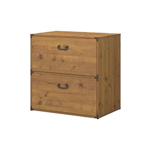 Ironworks 2 Drawer Lateral File Cabinet in Multiple Finishes