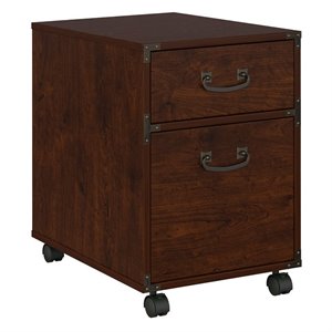 Ironworks 2 Drawer Mobile File Cabinet in Multiple Finishes