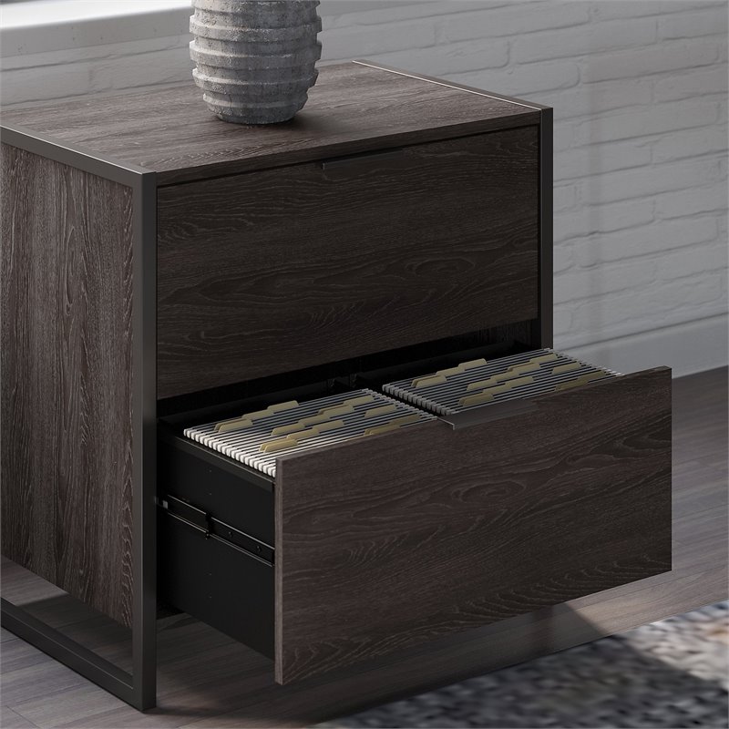 Office By Kathy Ireland Atria 2 Drawer Lateral File Cabinet Assembled Arf130crsu