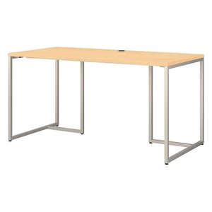office by kathy ireland method 60w table desk in natural maple