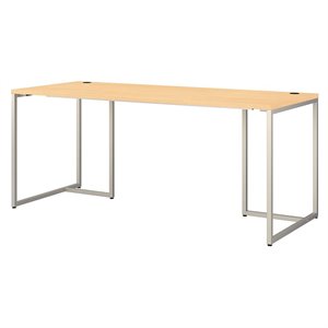 office by kathy ireland method 72w table desk in natural maple