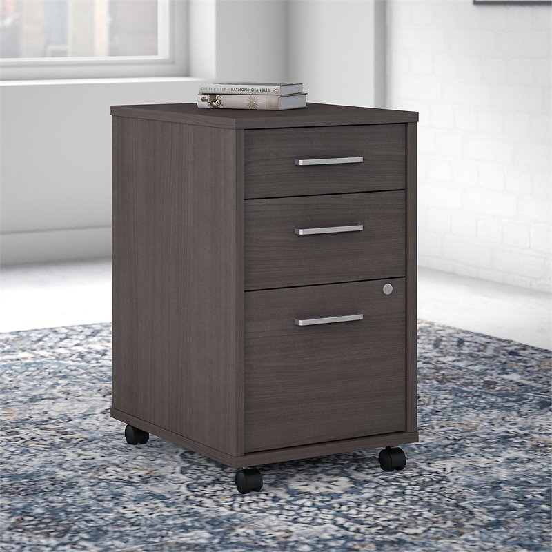 Office by kathy ireland Method 3 Drawer Mobile File Cabinet - Assembled